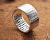 S999 full silver heart by men and women sterling silver rings fashion men and women couples broad face simple finger ring nation