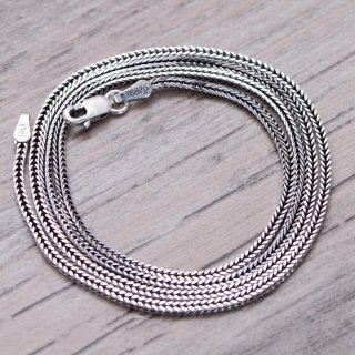 S925 sterling silver jewelry retro fashion unisex versatile trend-setting collarbone chain women's pullover chain