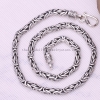 5MM Thailand Sterling Silver Longevity Necklace for Men